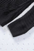 Strapped Cut Out Shoulder Turtleneck Sweater